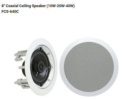 openbare adresspreker 8“ Coaxiale Plafondspreker (10W-20W-40W)
