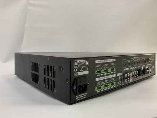 6*120W audiomatrijsversterker 6 het Systeem Vastgestelde 70dB S N Verhouding van de Kanaalpa