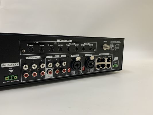 6*120W audiomatrijsversterker 6 het Systeem Vastgestelde 70dB S N Verhouding van de Kanaalpa