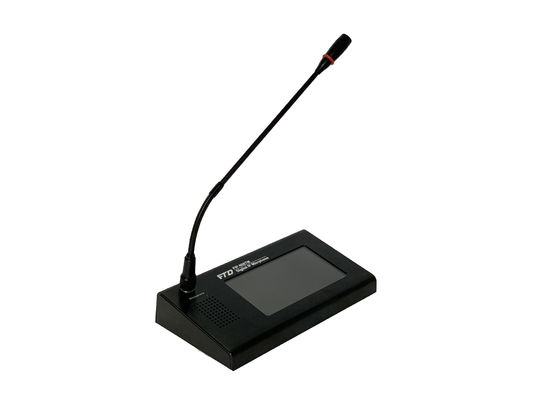 Van de het Netwerkpa van FTD gelijkstroom 24V IP Systeem 7in LCD Touch screen Verre IP Gebaseerde Microfoon