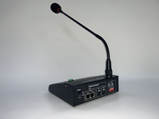 RS485 600m Microfoon van de Versterker de Verre 6 Streek van het PAsysteem tot 8 Eenheden