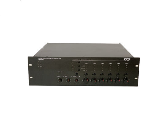 Van de Evacuatiesystemen van de metaalevac Stem van de het Brandalarm60hz 500W 6 Streek de Versterker van de Klassend