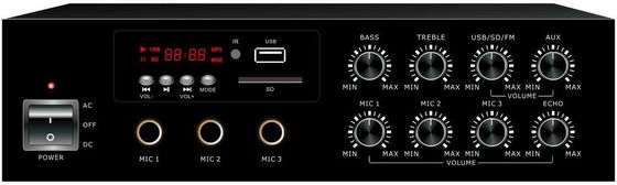 Van het de PAsysteem van DC12V 60W de Mixerversterker ECHO Portable For Classroom