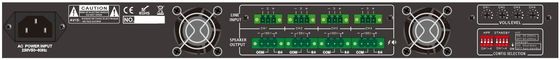 Zwarte AC180V 4 Ampère van de Klassend van de Kanaal de Pro Audioversterker voor Theater en Bioskoop