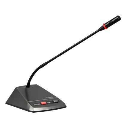 40Hz aan 16KHz Getelegrafeerd Conferentiesysteem Voorzitter Unit Mic System With 2 Meters Kabel
