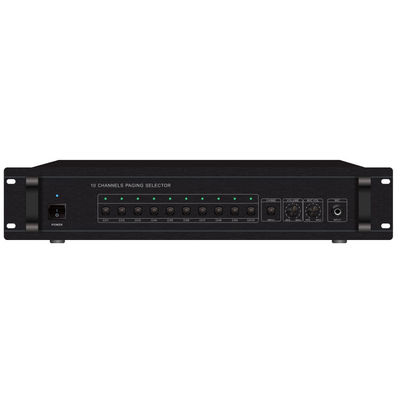 830W 10 van het het Systeem Openbare Adres van de Streekpa het Systeemac Zekerings Zwarte Paginerende Selecteur