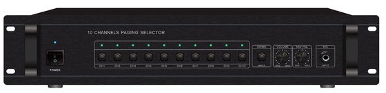 830W 10 van het het Systeem Openbare Adres van de Streekpa het Systeemac Zekerings Zwarte Paginerende Selecteur