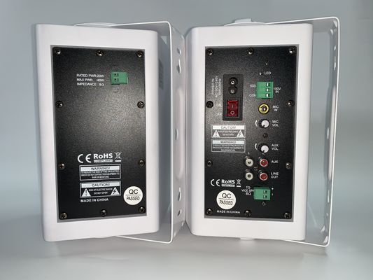 30w+30w zet de de Sprekers Witte Actieve Muur van het pasysteem Spreker op