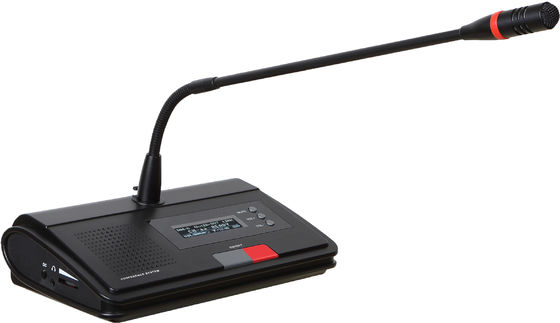 Van de Conferentiesystemen van FTD DC12V de Draadloze Speler van het Controlemechanismewith recorder MP3 UHF Hoofd