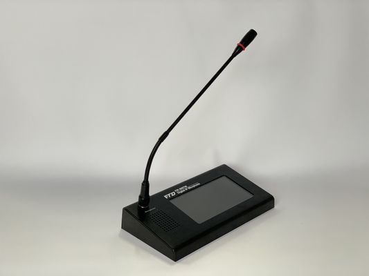 Van het Netwerkethernet Ip van TCP Ip Ip van het de Intercomsysteem Microfoon van het Netwerk de Verre Touche screen
