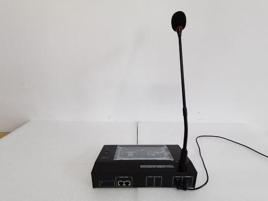 Gooseneck van de de Stemevacuatie van de 120 Streekcapaciteit Draadloze Systeemtouch screen Verre het Pagineren Microfoon
