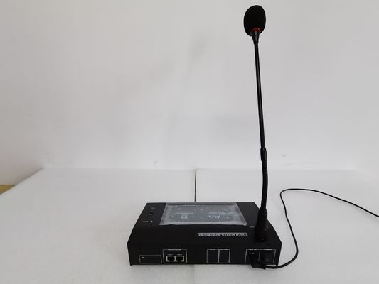 Gooseneck van de de Stemevacuatie van de 120 Streekcapaciteit Draadloze Systeemtouch screen Verre het Pagineren Microfoon