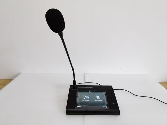 Gooseneck van de de Stemevacuatie van de 120 Streekcapaciteit Draadloze Systeemtouch screen Verre het Pagineren Microfoon