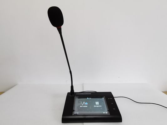 Gooseneck van de de Stemevacuatie van de 120 Streekcapaciteit Draadloze Systeemtouch screen Verre het Pagineren Microfoon
