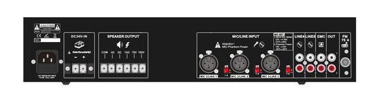 20 pond van de PAmacht de Versterker met Signal-to-Noise Verhouding &gt;100dB en THD &lt;0.1%