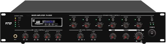 versterker 6 van de machtsmixer de Steun Verre Microfoon van de streek bluetooth spreker
