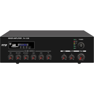 Krachtig Audioversterkersysteem met 3 Mic Inputs 600 Ohms (Ω) 5-8 MV Garantie de van 5 jaar