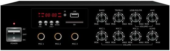 de spreker van de de versterker Correcte versterker van de pamixer met het audiogebruik van de mixerversterker gemakkelijk
