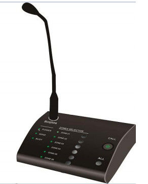 draadloze microfoonberoeps met het audiosysteem van de versterkerpa
