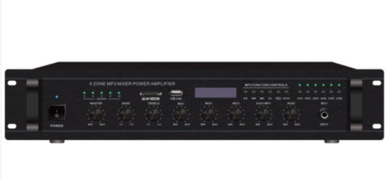Mixerversterker 6 de Audio van de Streek500w Versterker met Openbare Adres het Systeem Volledige Reeks van MP3 &amp; van het FM