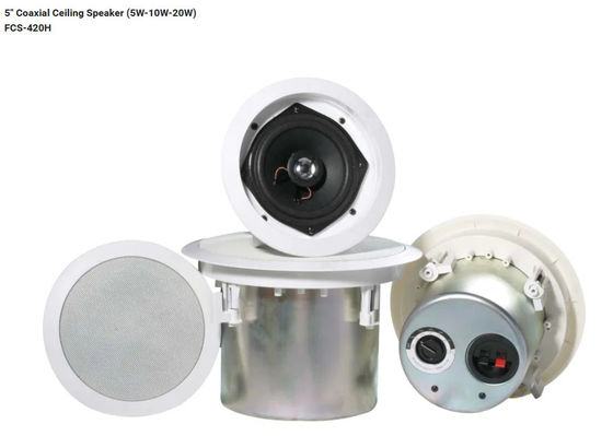 5“ Coaxiaal van het de pasysteem van de Plafondspreker (5W-10W-20W) openlucht het overleg correct systeem