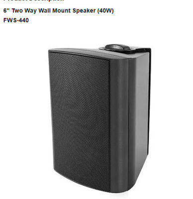 de het systeemmuur van de 4 sprekerspa zet sprekers 6“ op Bidirectionele Muur Spreker (40W) opzetten