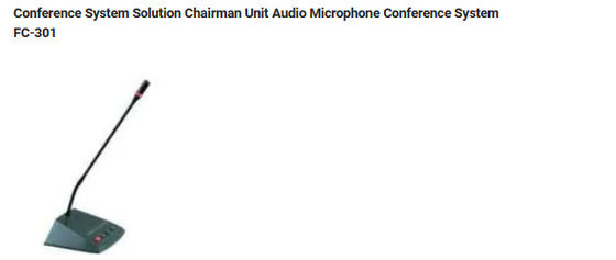 De Oplossing van het conferentiesysteem het Systeem van de Voorzittersunit audio microphone Conferentie