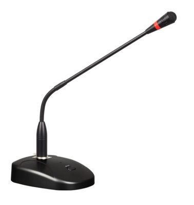 Gooseneck Getelegrafeerde het Tafelbladmicrofoon van de Microfooncondensator met DC9V